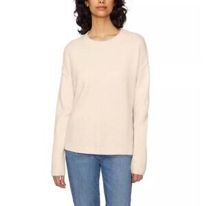 Legendary Outfitters Womens Sweater Heather Cream Soft Cozy Crewneck Size S RS